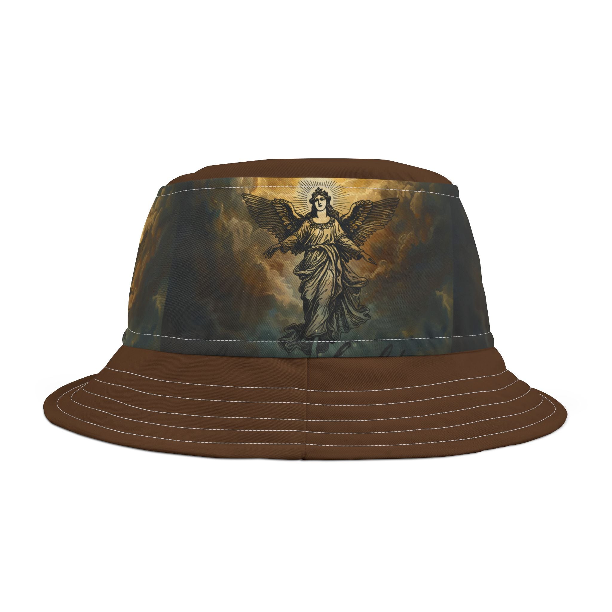 Angelic Canvas Bucket Hat – Spiritual Summer Style