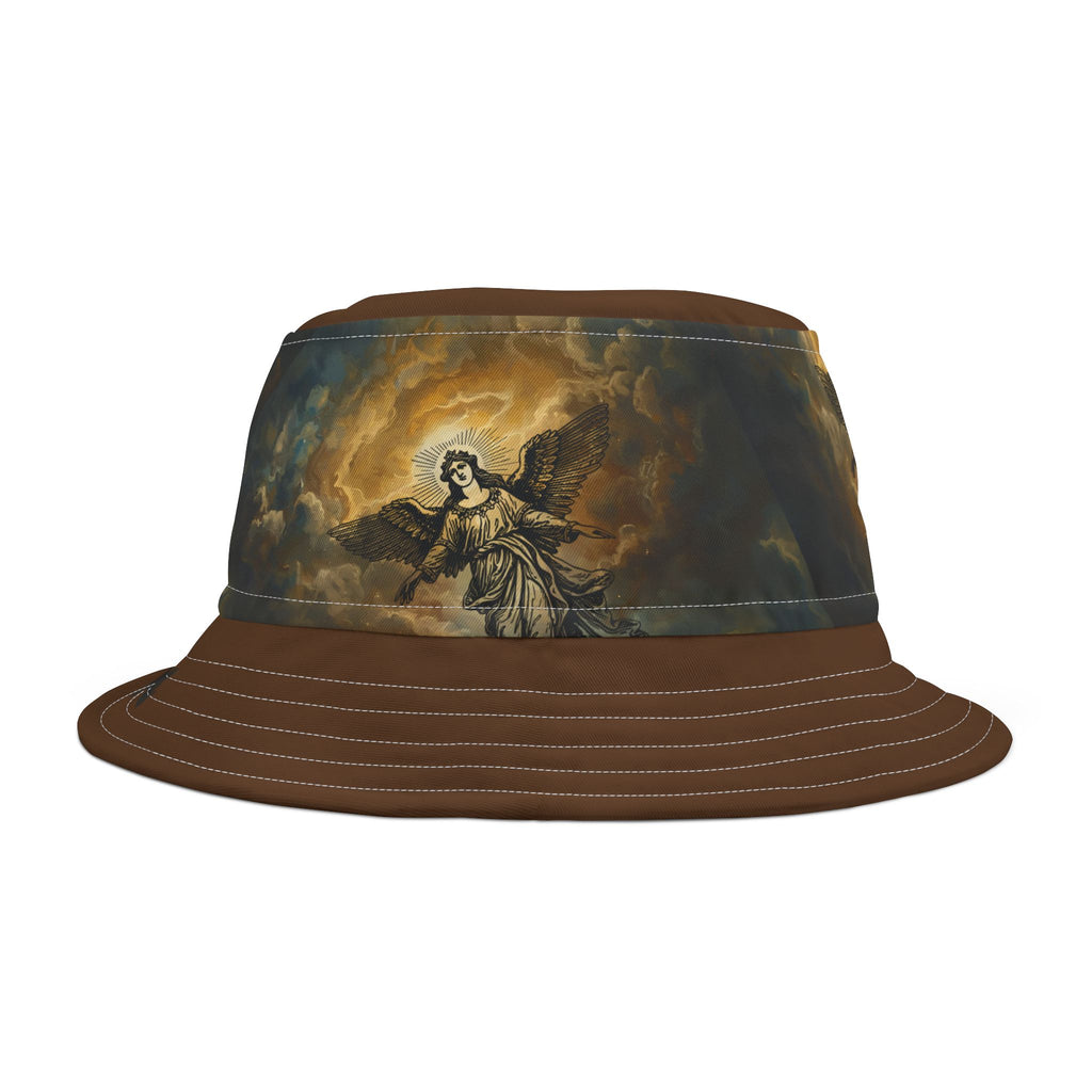 Angelic Canvas Bucket Hat – Spiritual Summer Style