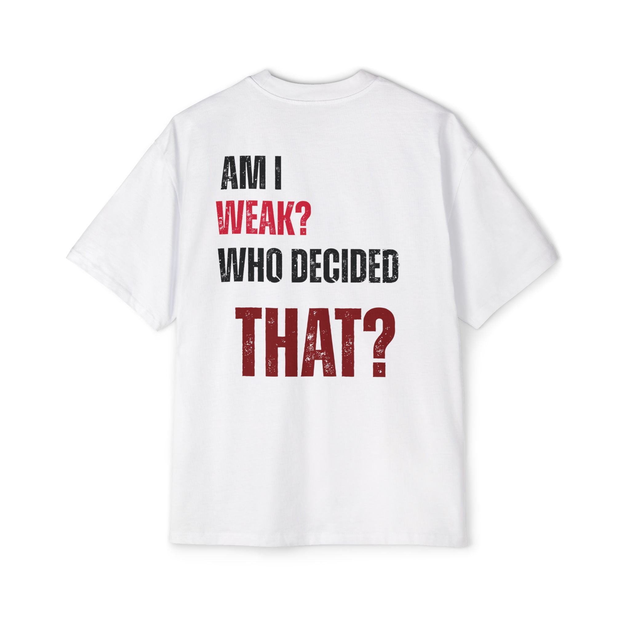 Oversized Streetwear Tee | Motivational Graphic Shirt
