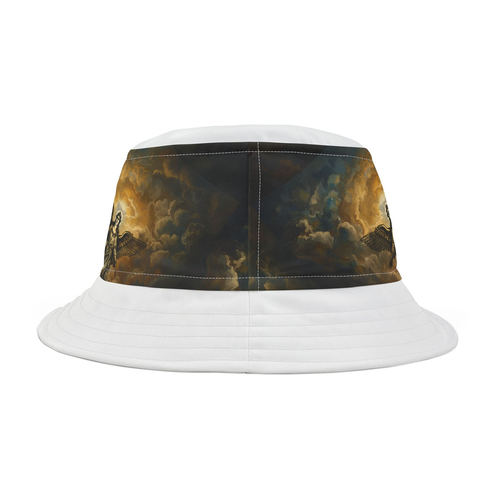 Angelic Canvas Bucket Hat – Spiritual Summer Style