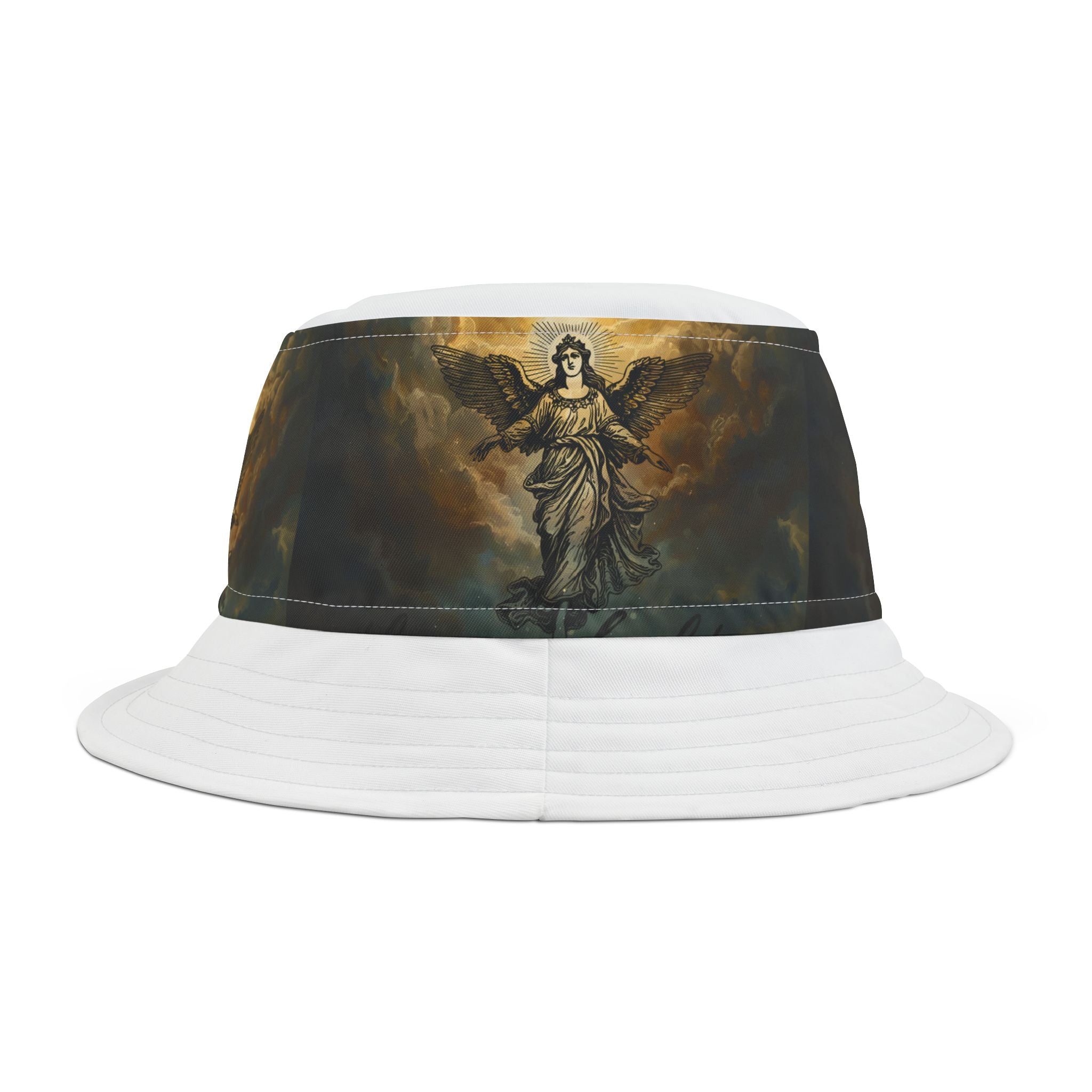 Angelic Canvas Bucket Hat – Spiritual Summer Style