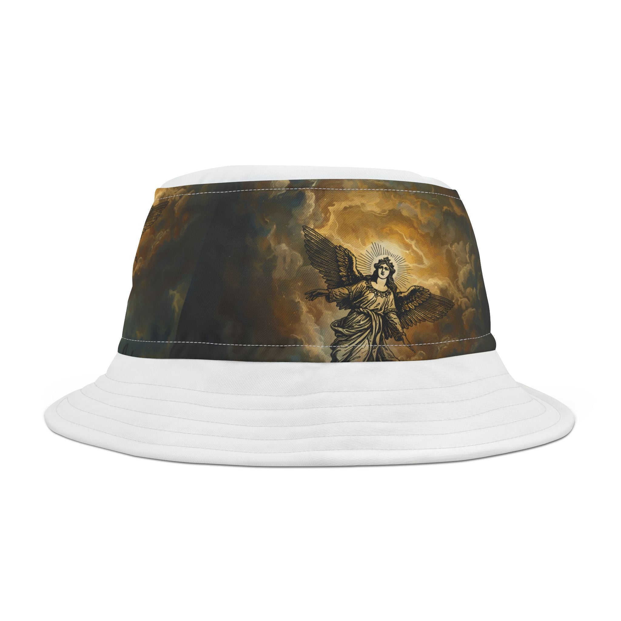 Angelic Canvas Bucket Hat – Spiritual Summer Style