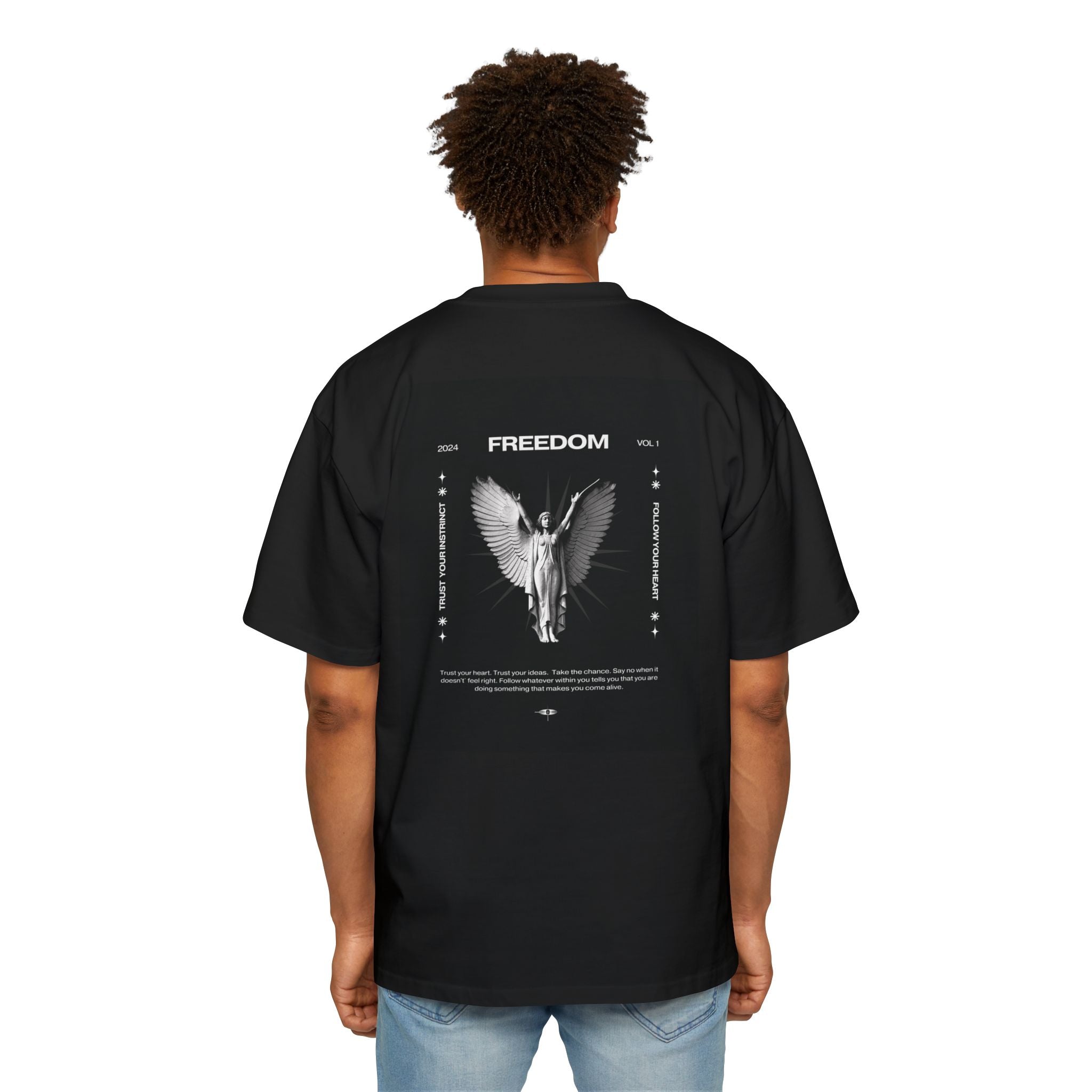 Freedom Oversized Tee – Unisex Streetwear Graphic
